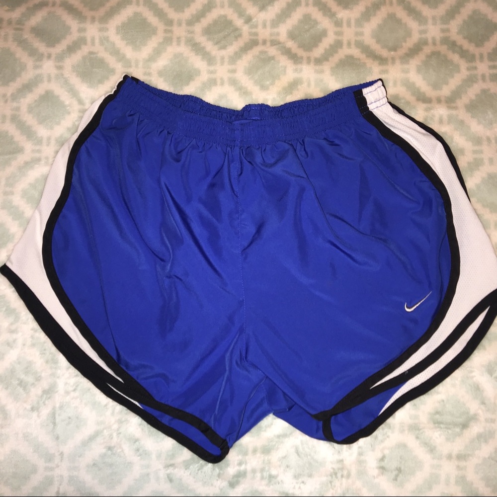 Blue Nike Dri Fit Shorts